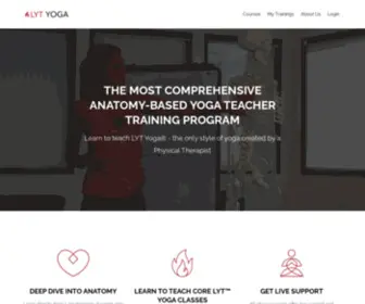 LYtyogatraining.com(The Most Comprehensive Anatomy) Screenshot