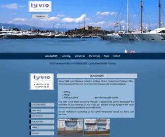 Lyvio-Electricite-Marine06.com(Marine electricity in Antibes (06)) Screenshot