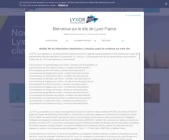 Lyxoretf.fr(Exchange-Traded Funds) Screenshot