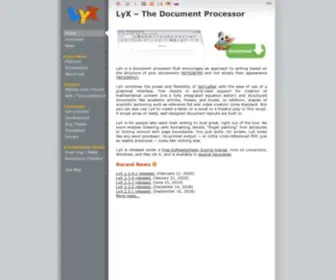 LYX.org(The Document Processor) Screenshot