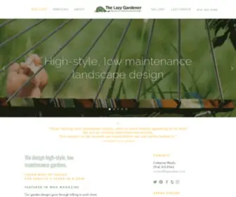 Lzgardener.com(The Lazy Gardener) Screenshot