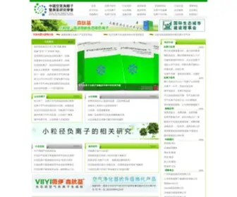 LZLF.org(中国空气负离子暨臭氧研究学会) Screenshot