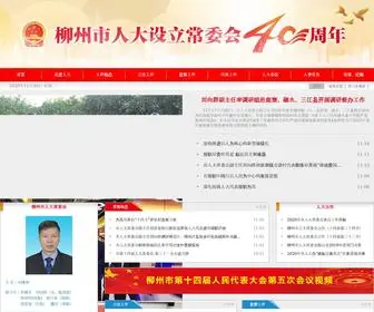 LZRD.gov.cn(柳州市人大常委会信息平台) Screenshot