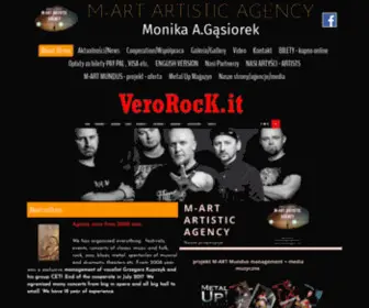 M-Artartisticagency.com(M Artartisticagency) Screenshot