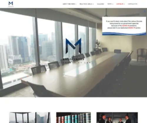 M-Associates.com(Attorneys at Law) Screenshot