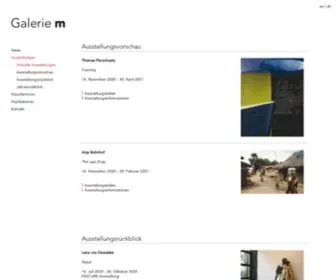 M-Bochum.de(Galerie m) Screenshot