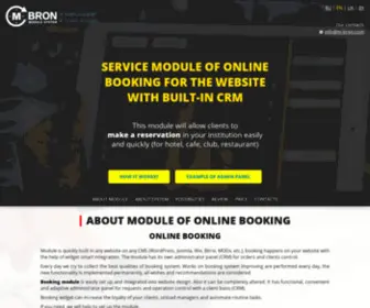 M-Bron.com(Module online booking for website) Screenshot