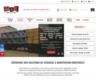 M-D-R.com(Rack occasion Rayonnage industriel Solution de stockage) Screenshot