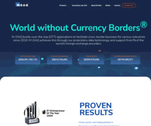 M-Daq.com(World without currency borders) Screenshot