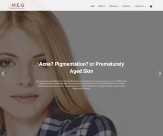 M-E-G.co.za(The skin and body experts) Screenshot