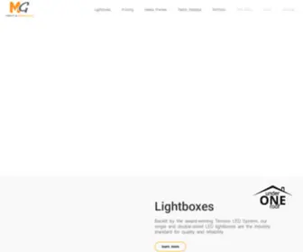 M-Graph.com(Media-Graph, Lightboxes and Large Format Printing) Screenshot