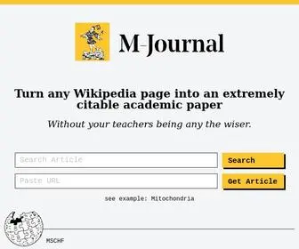 M-Journal.org(Wikipedia) Screenshot