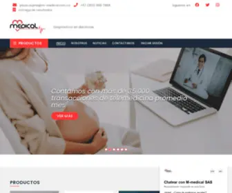 M-Medical.com.co(M Medical) Screenshot