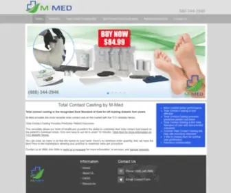 M-Medusa.com(Total Contact Casting Kits and Supplies) Screenshot