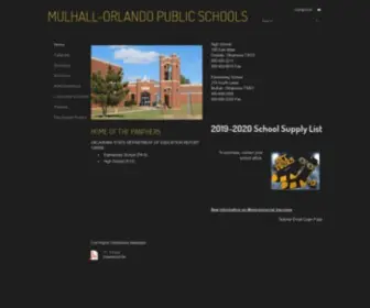 M-Opanthers.org(Mulhall-Orlando Public Schools) Screenshot