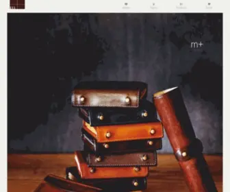 M-Piu.com(Leather products created by m+ (m piu)) Screenshot