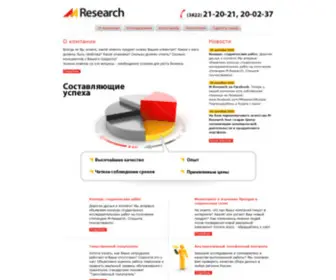 M-Research.ru(Маркетинговая поддержка Вашего бизнеса) Screenshot