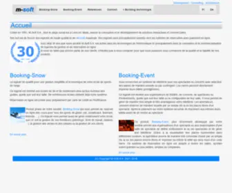 M-Soft.ch(Informatic development company) Screenshot