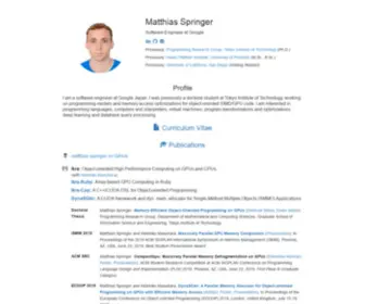 M-SP.org(Matthias Springer's) Screenshot