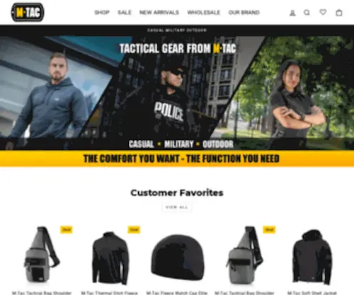 M-Tac.us(Military & Tactical Clothing Store from Ukraine) Screenshot