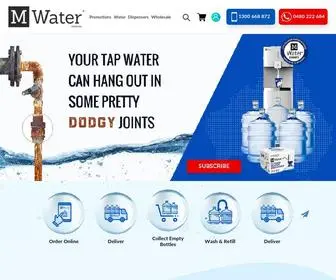 M-Water.com.au(M Water) Screenshot