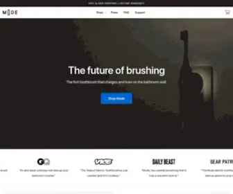 M0DE.com(Mode toothbrush) Screenshot