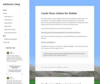 M0Rkeulv.net(M0rkeulv's blog) Screenshot