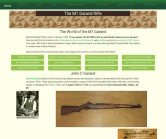 M1-Garand-Rifle.com(The M1 Garand rifle) Screenshot