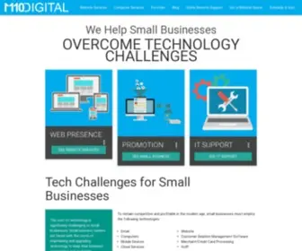 M10Digital.com(M10Digital Helps Small Businesses Overcome Technology Challenges) Screenshot