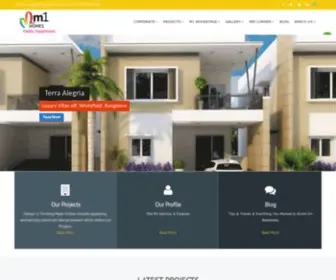 M1Homes.com(Buy Luxury Villas in Bangalore) Screenshot