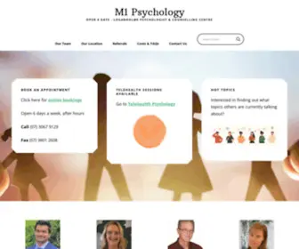 M1PSYchology.com(M1 psychology) Screenshot