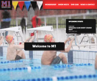 M1Swimmingclub.org.au(The M1 Swimming Club) Screenshot