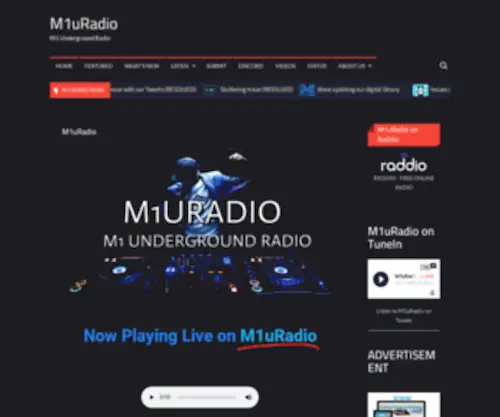 M1Uradio.com(M1Uradio) Screenshot