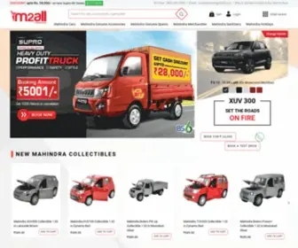 M2ALL.com(Official Mahindra Group eStore) Screenshot