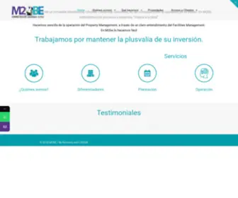 M2BE.mx(Administración) Screenshot