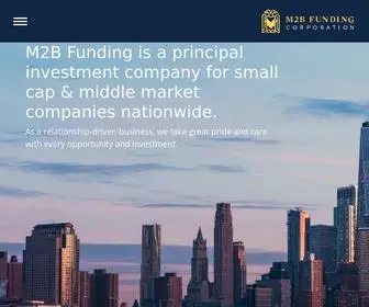 M2Bfunding.com(M2B Funding) Screenshot