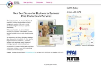 M2BS.com(Business Document Solutions) Screenshot