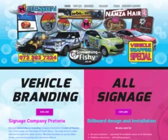 M2Design.co.za(Signage company in Pretoria) Screenshot