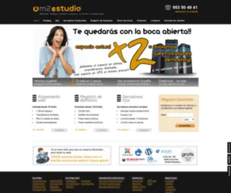 M2Estudio.es(Hosting barato) Screenshot