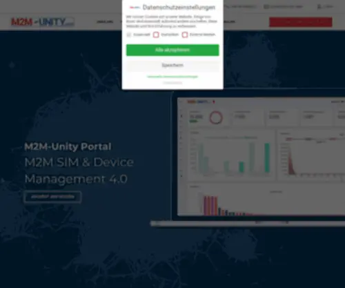 M2M-Unity.com(M2M SIM Datenkarten) Screenshot