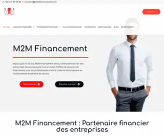 M2Mfinancement.com(M2M Financement est le partenaire financier des professionnels) Screenshot