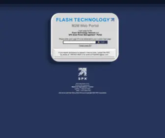 M2MMonitoring.com(Flash Technology Portal) Screenshot