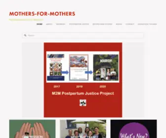 M2Mpostpartum.org(Mothers-for-Mothers) Screenshot