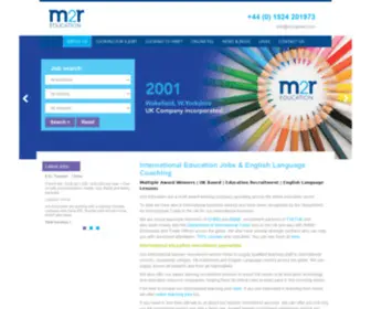 M2R.co.uk(M2r Education International Teaching Jobs) Screenshot