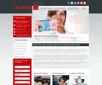 M2SYS.co.uk(M2SYS Technology provides biometric hardware and software solutions) Screenshot