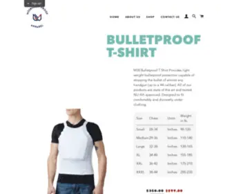 M30Bulletproof.com(M30 Bullet Proof Apparel) Screenshot