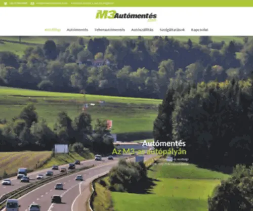 M3Automentes.com(M3 autómentés autómentő Móráig éjjel) Screenshot