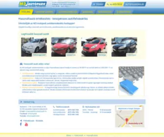 M3Autopark.hu(Használt autó kereskedés) Screenshot