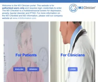 M3Clinician.com(M3Clinician) Screenshot