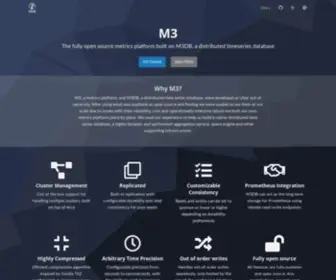 M3DB.io(Open Source Metrics Engine) Screenshot